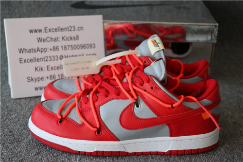 Off-White x Nike Dunk Low Red