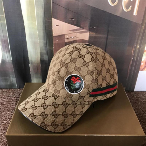 Gucci baseball cap with box full package size for couples 089