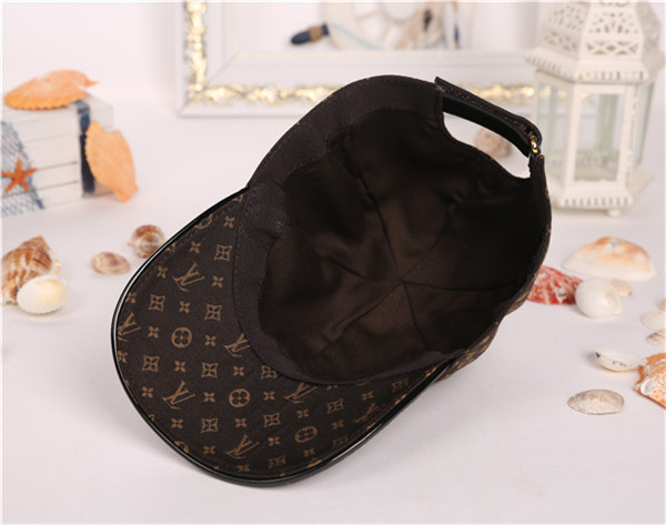 Louis Vuitton Baseball Cap With Box Full Package Size For Couples 050