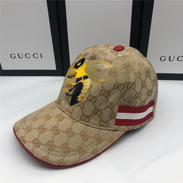 Gucci baseball cap with box full package size for couples 037
