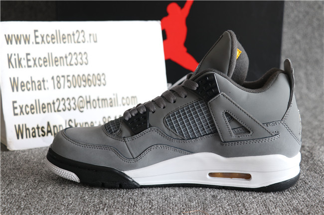 Authentic Nike Air Jordan 4 Retro Cool Grey