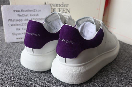 Alexander McQueen White Purple