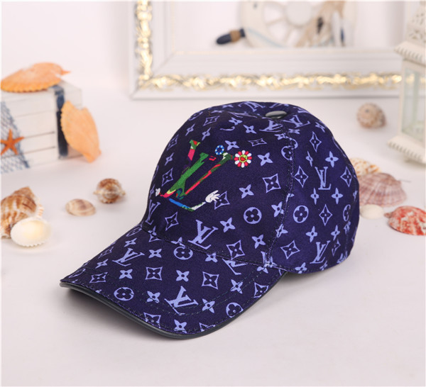 Louis Vuitton Baseball Cap With Box Full Package Size For Couples 041