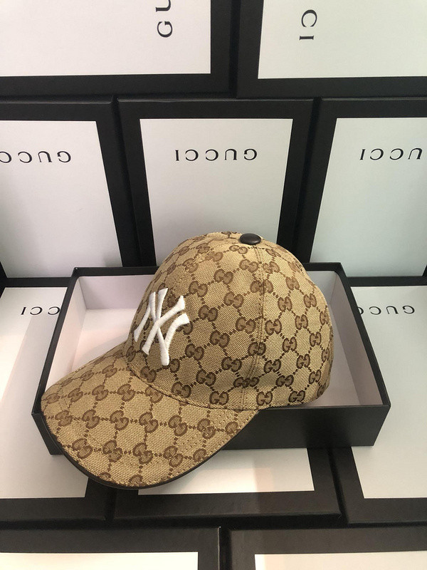 Gucci baseball cap with box full package size for couples 054