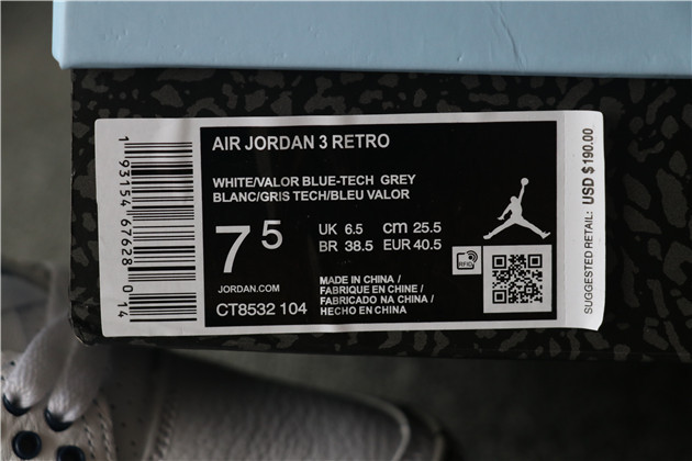 2020 Nike Air Jordan 3 UNC