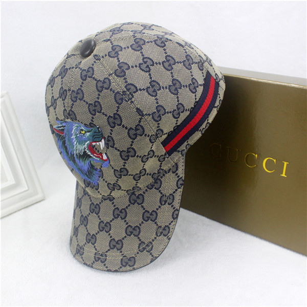 Gucci baseball cap with box full package size for couples 236