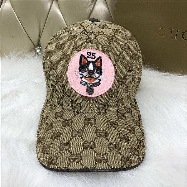 Gucci baseball cap with box full package size for couples 111