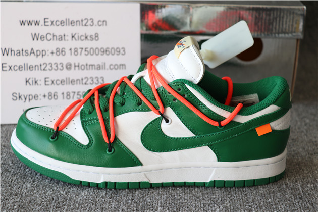 Off-White x Nike Dunk Low Green