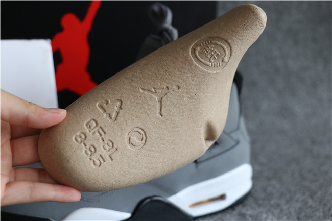 Authentic Nike Air Jordan 4 Retro Cool Grey