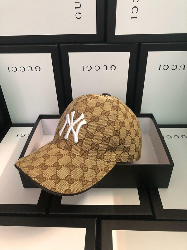 Gucci baseball cap with box full package size for couples 054