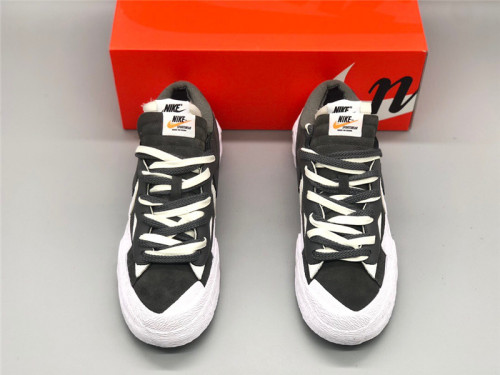 Sacai X Nike Blazer Low White Black