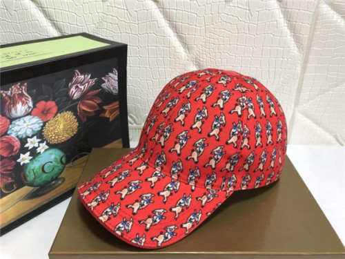 Gucci baseball cap with box full package size for couples 006