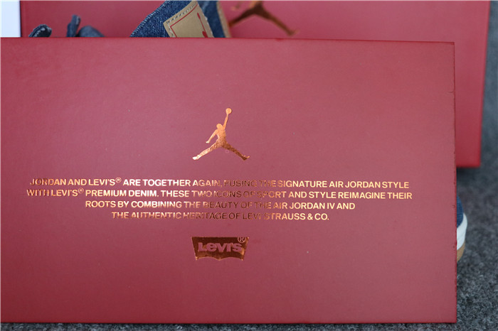Authentic Levis X Nike Air Jordan 4