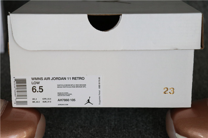 Authentic Nike Air Jordan 11 Low GS Rose Gold