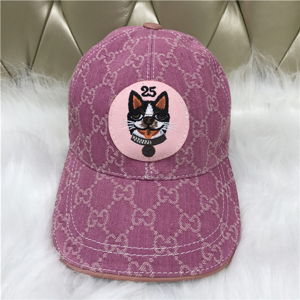 Gucci baseball cap with box full package size for couples 124