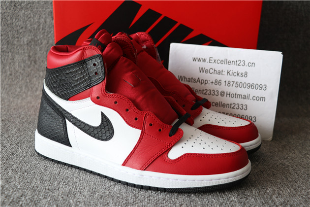 2020 Nike Air Jordan 1 Satin Snakeskin Chicago