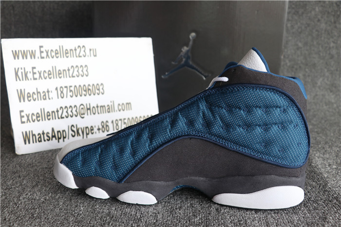 Authentic Nike Air Jordan 13 Retro Flint Navy Blue 2019