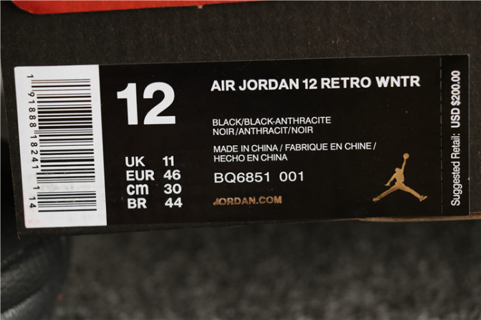 Nike Air Jordan 12 Retro Winterized