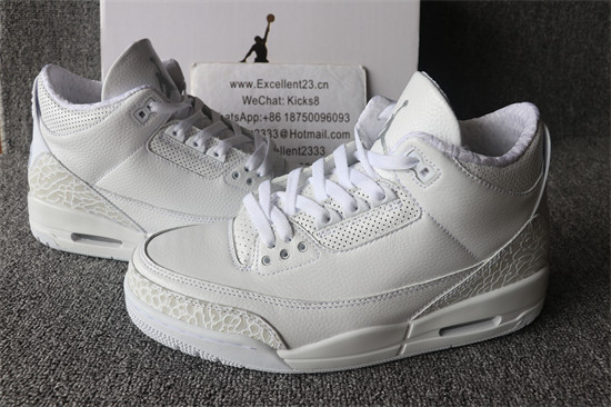 Nike Air Jordan 3 Retro Prue White