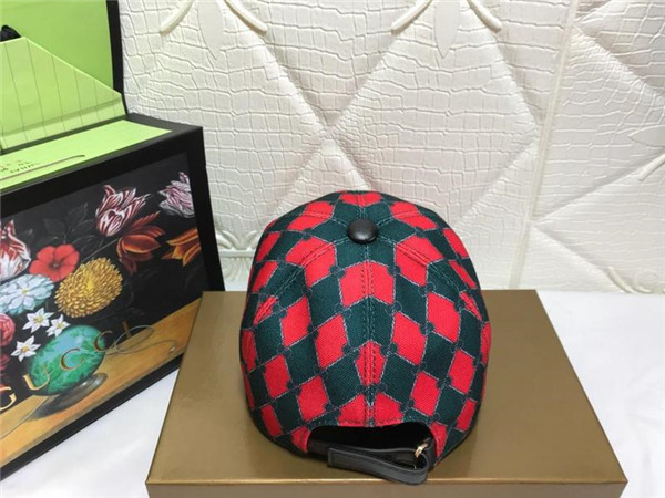 Gucci baseball cap with box full package size for couples 022