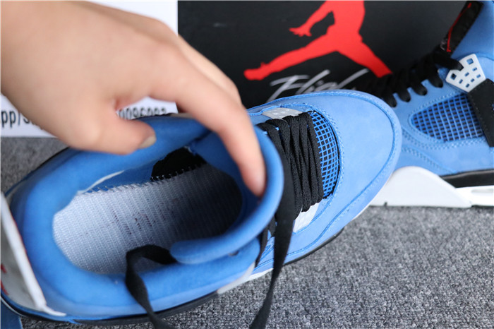 2018 Authentic Nike Air Jordan 4 Retro Eminem Blue