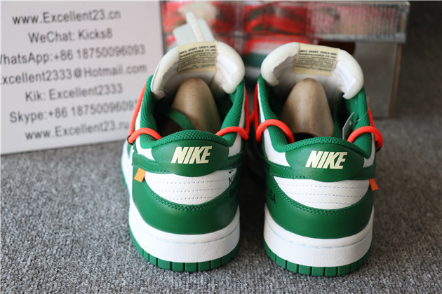 Off-White x Nike Dunk Low Green