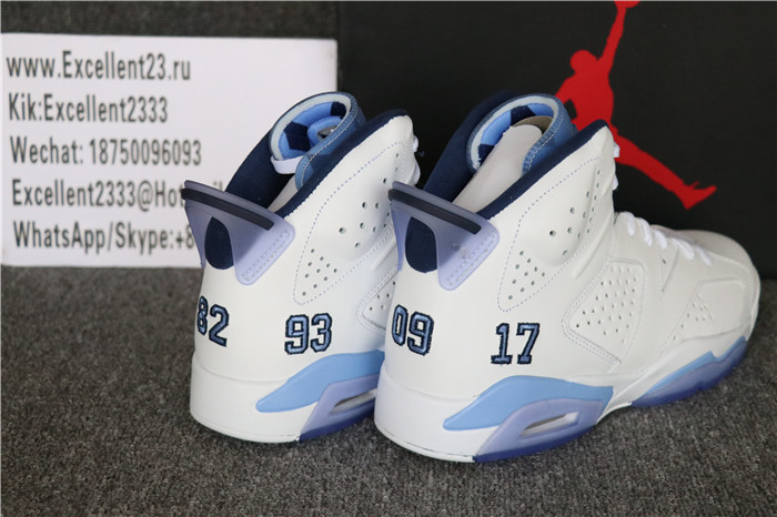 Authentic Nike Air Jordan 6 Icy Blue Pack