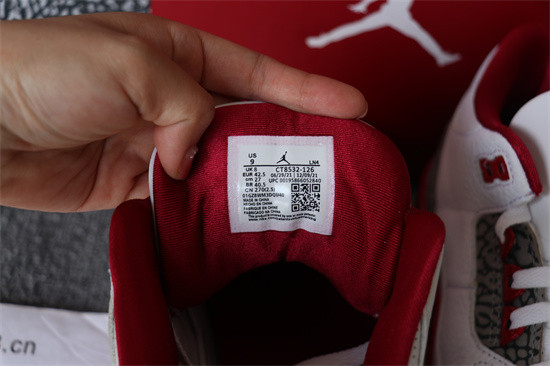 Nike Air Jordan 3 Cardinal Red