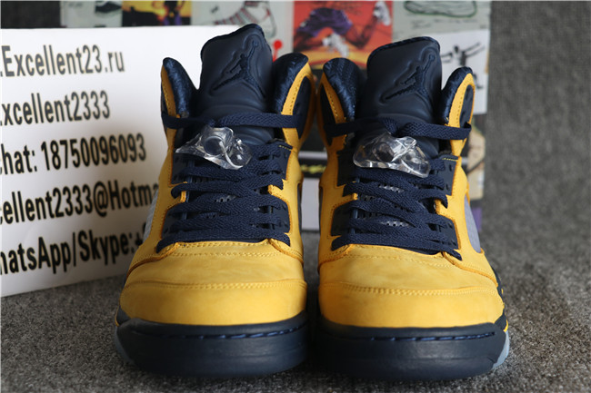 New Nike Air Jordan 5 Retro Michigan