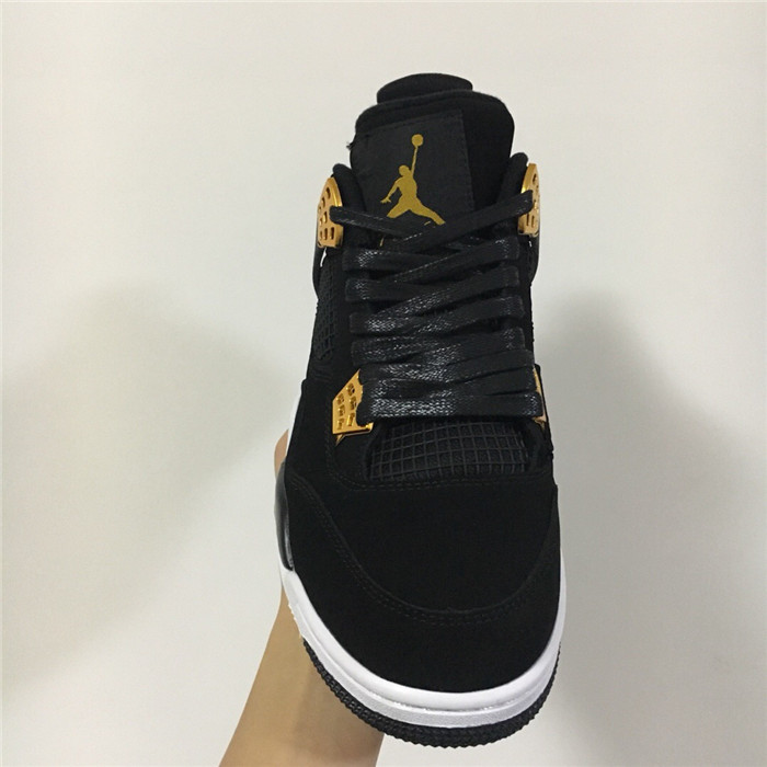 Nike Air Jordan 4 Retro Black metallic Gold