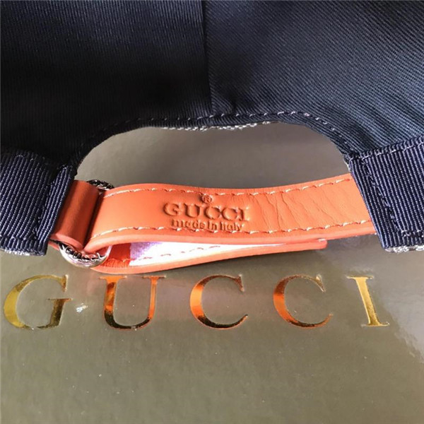 Gucci baseball cap with box full package size for couples 085