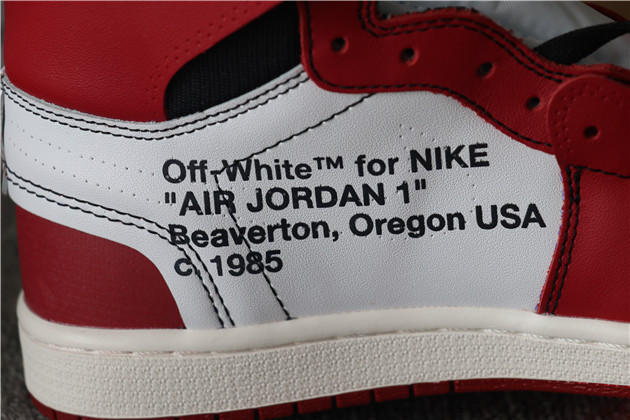 Authentic Off White X Nike Air Jordan 1 Men