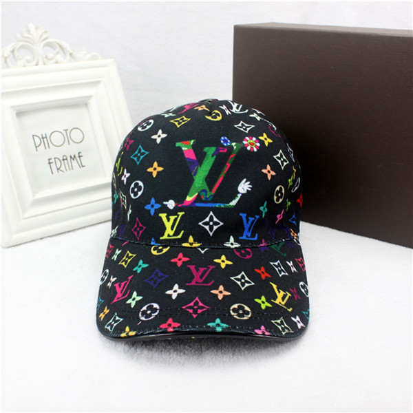 Louis Vuitton Baseball Cap With Box Full Package Size For Couples 048