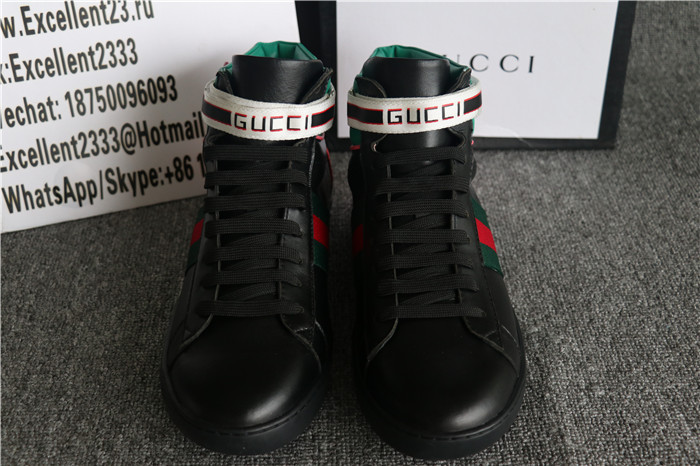 Gucci Mid Black Green Shoes