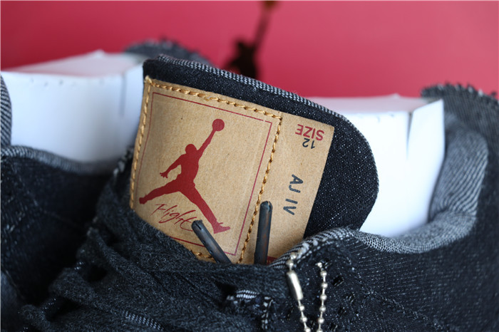Authentic Levis X Nike Air Jordan 4 Retro Black