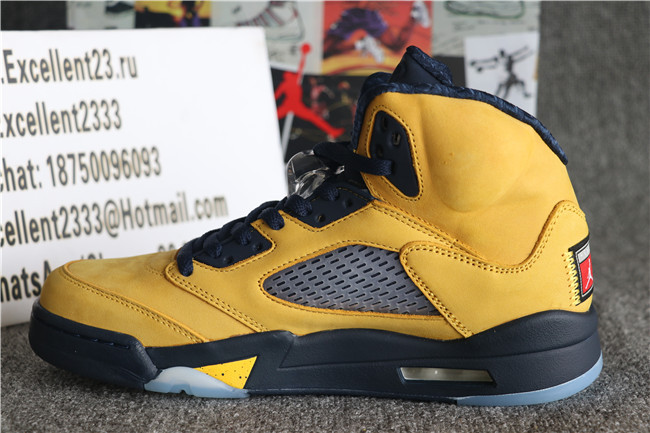 New Nike Air Jordan 5 Retro Michigan