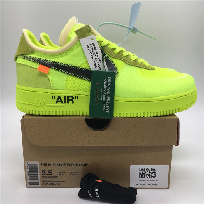 Off White Nike Air Force 1 Low Volt