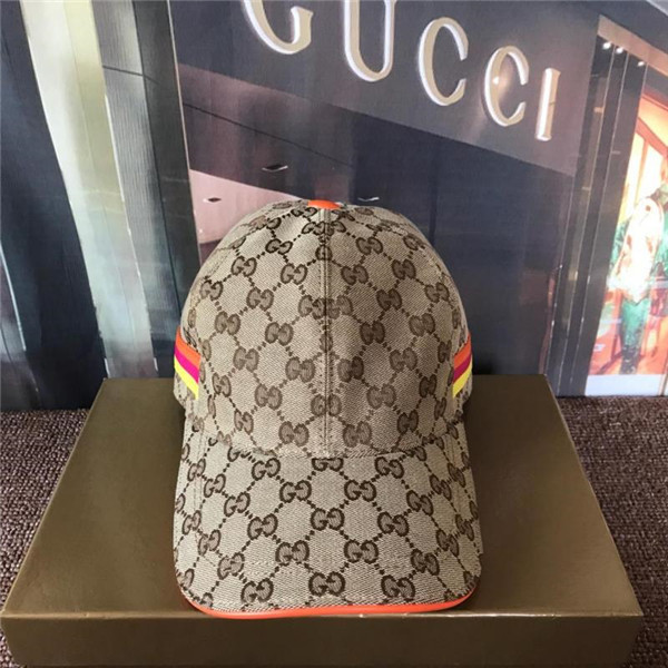 Gucci baseball cap with box full package size for couples 085