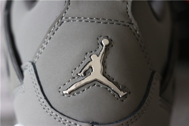 Authentic Nike Air Jordan 4 Retro Cool Grey GS
