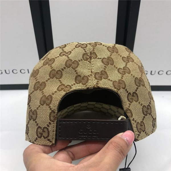 Gucci baseball cap with box full package size for couples 035