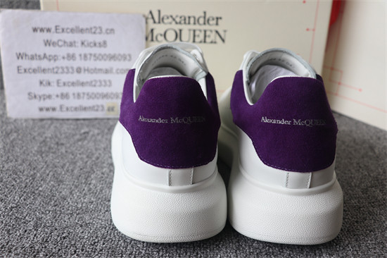 Alexander McQueen White Purple