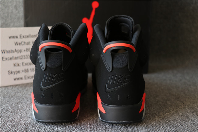 Authentic Nike Air Jordan 6 Retro Black Infrared