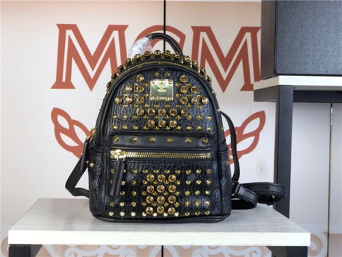 MCM Backpack 48k Rivet Size17-21-9cm 002