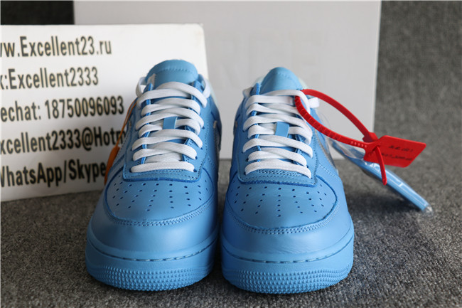 Off White x Nike Air Force 1 Low Blue