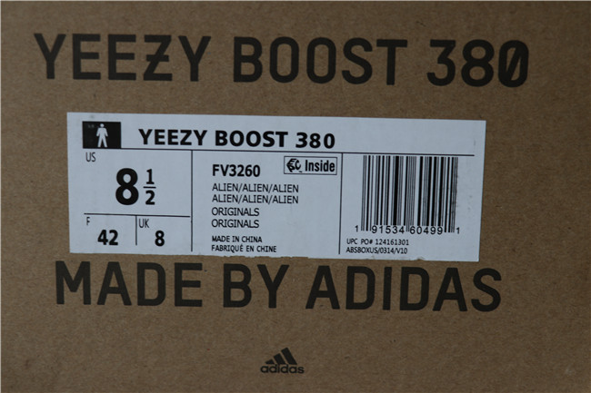 Adidas Yeezy Boost 380 Alien FV3260