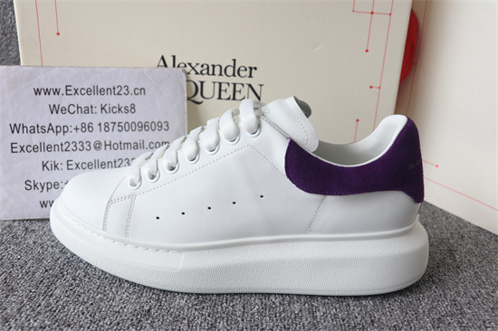 Alexander McQueen White Purple