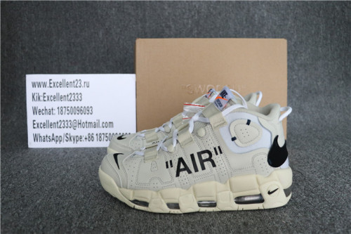 Authentic Off White X Nike Air More Uptempo