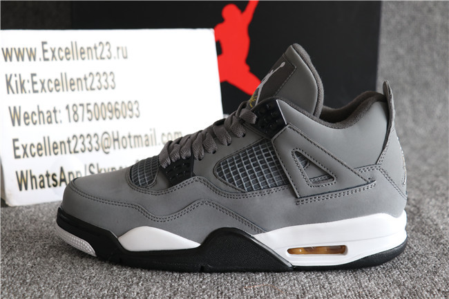 Authentic Nike Air Jordan 4 Retro Cool Grey