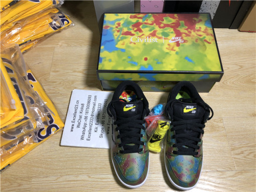 Civilist x Nike Dunk Low Pro SB QSThermography