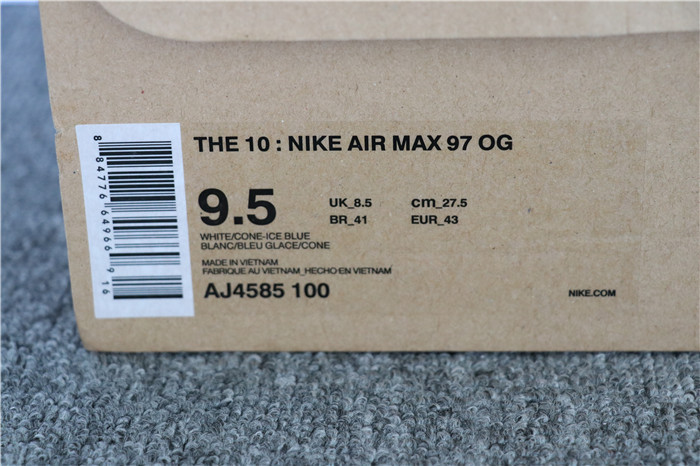 Authentic Off White X Nike Air Max OG 97 GS